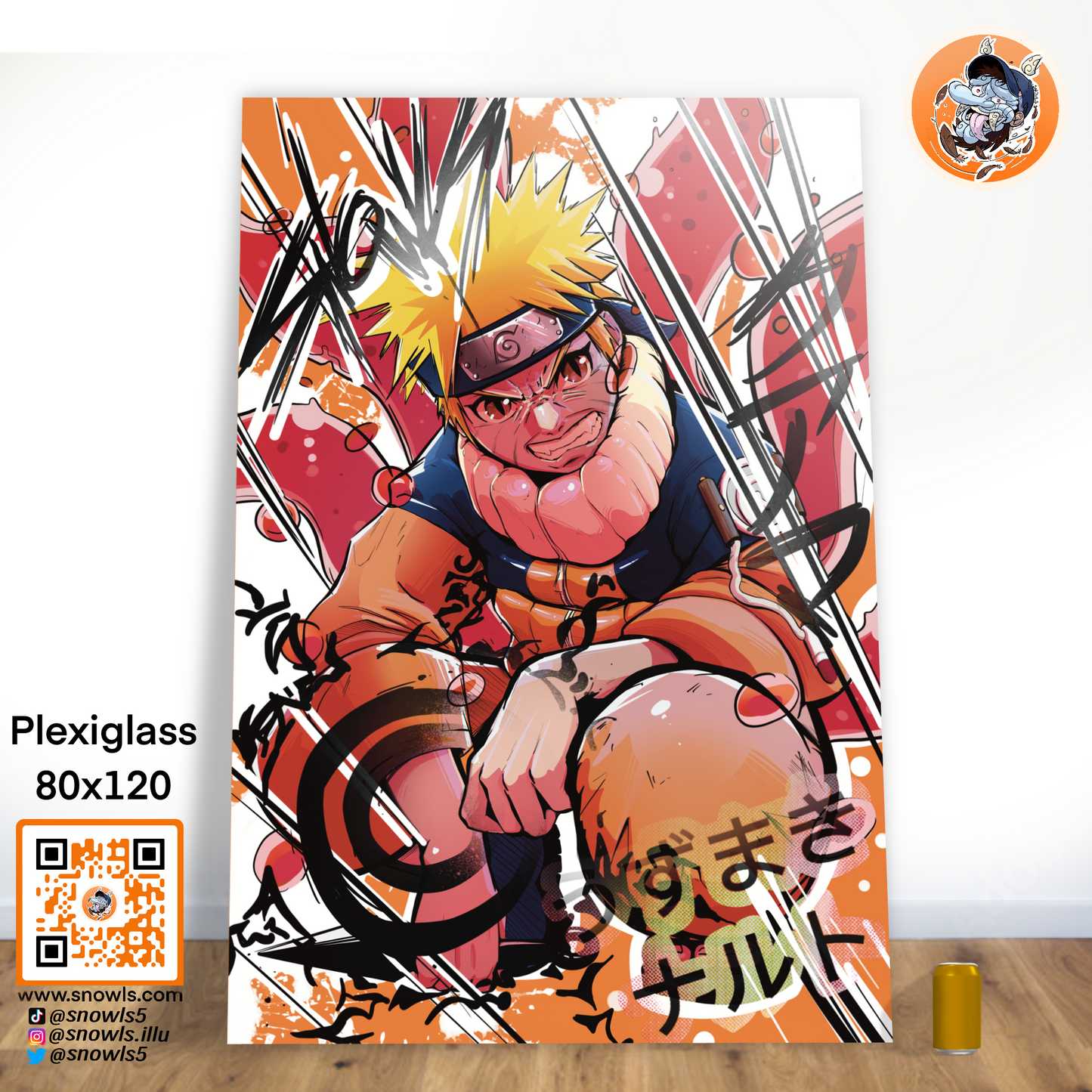 Snowls-Grafik - Plexiglas - NARUTO