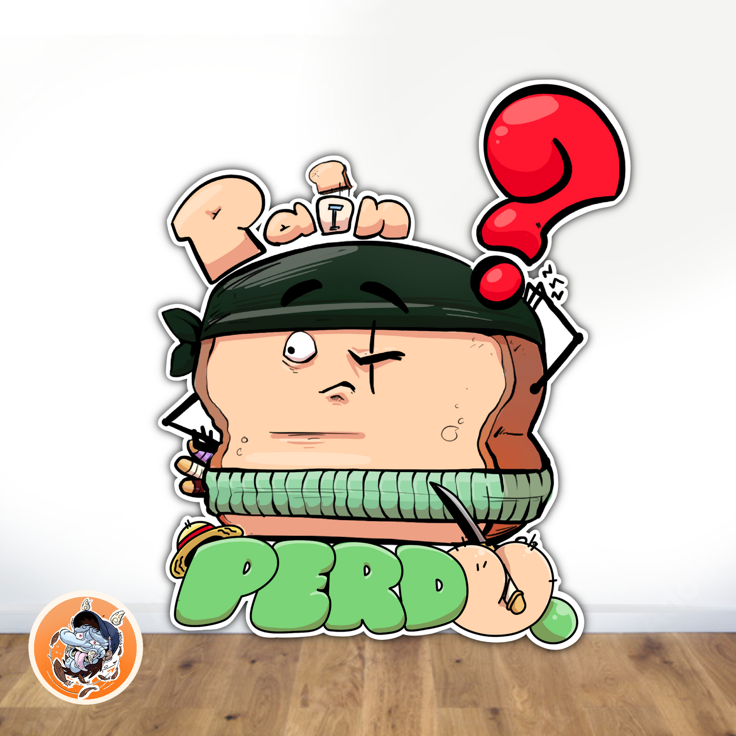 Pain perdu (One piece) autocollant