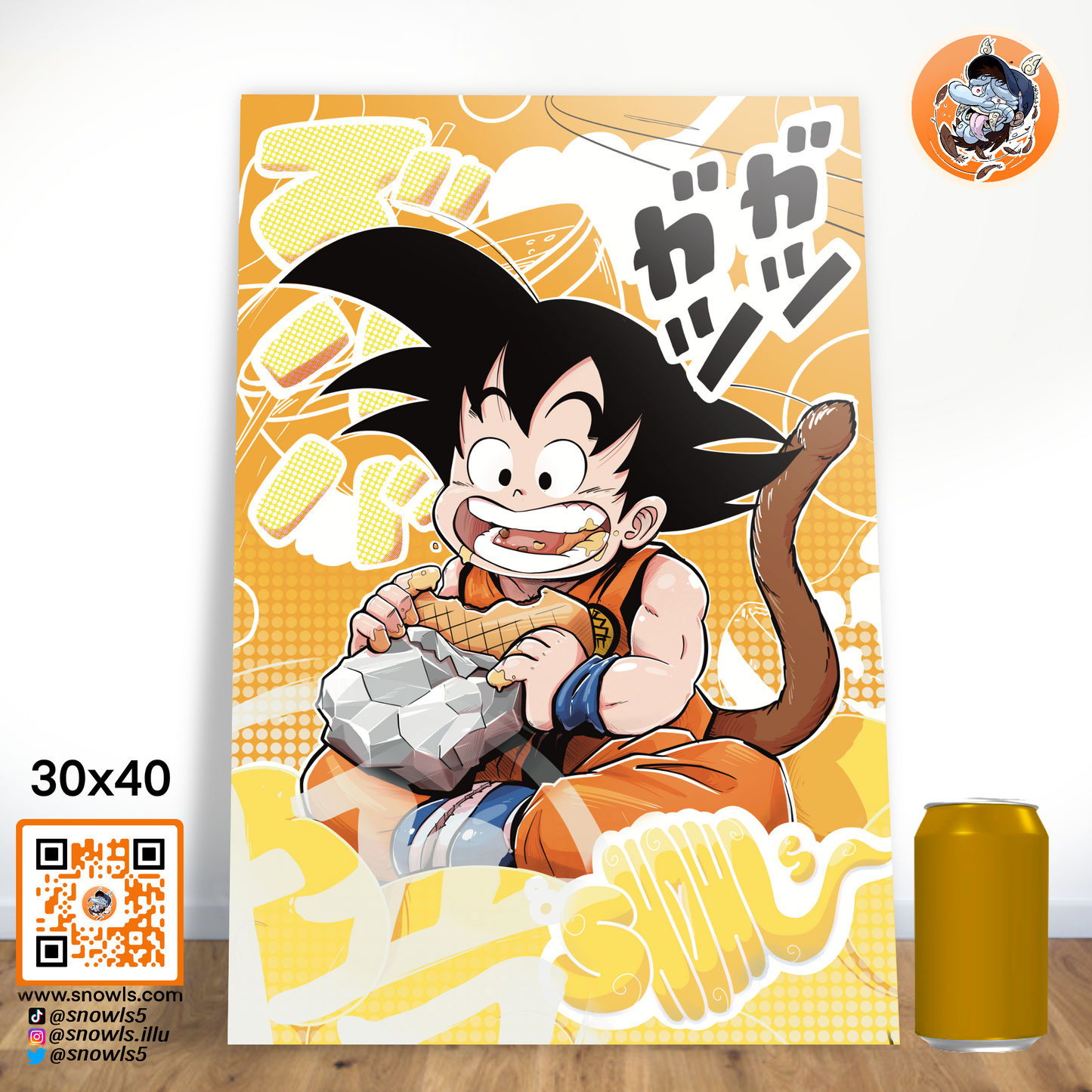 Snowls-Grafik - GOKU TACOS - PRINT