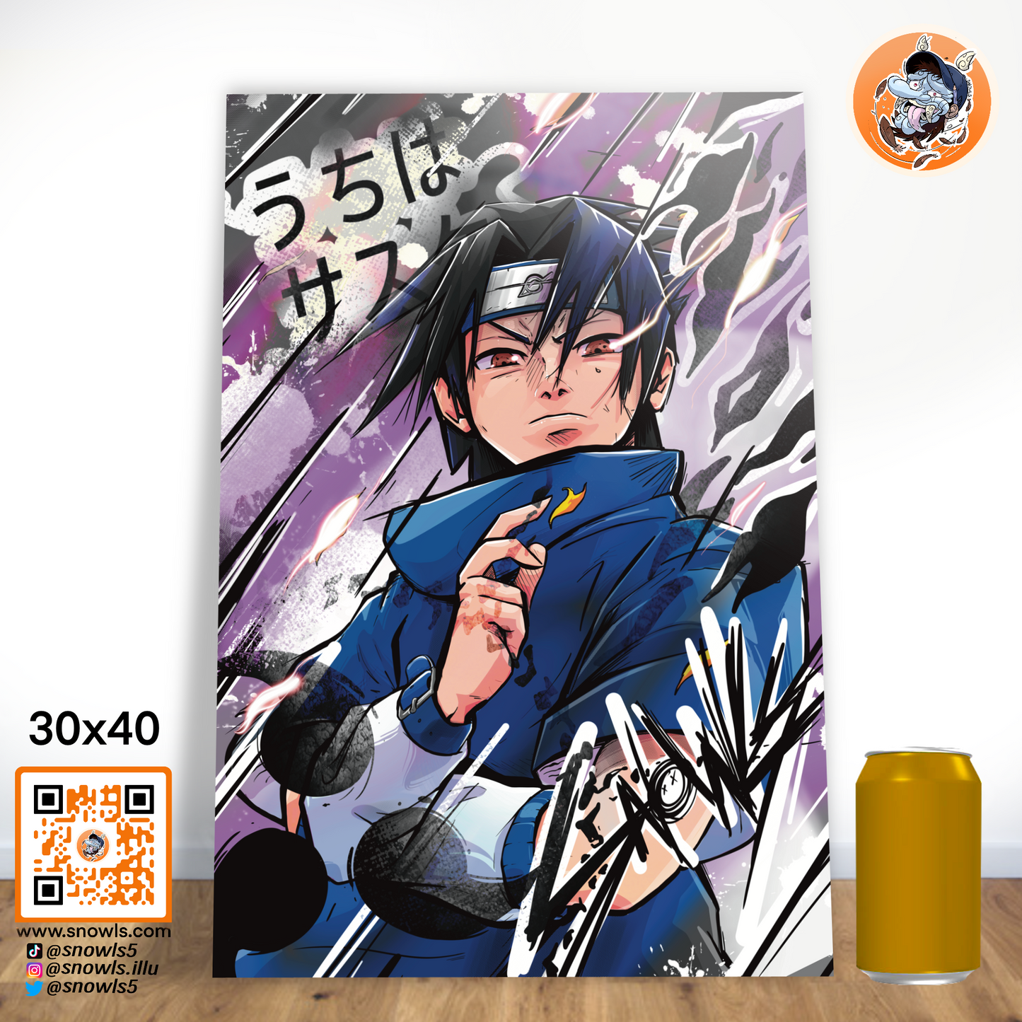 Snowls-Grafik - SASUKE - PRINT