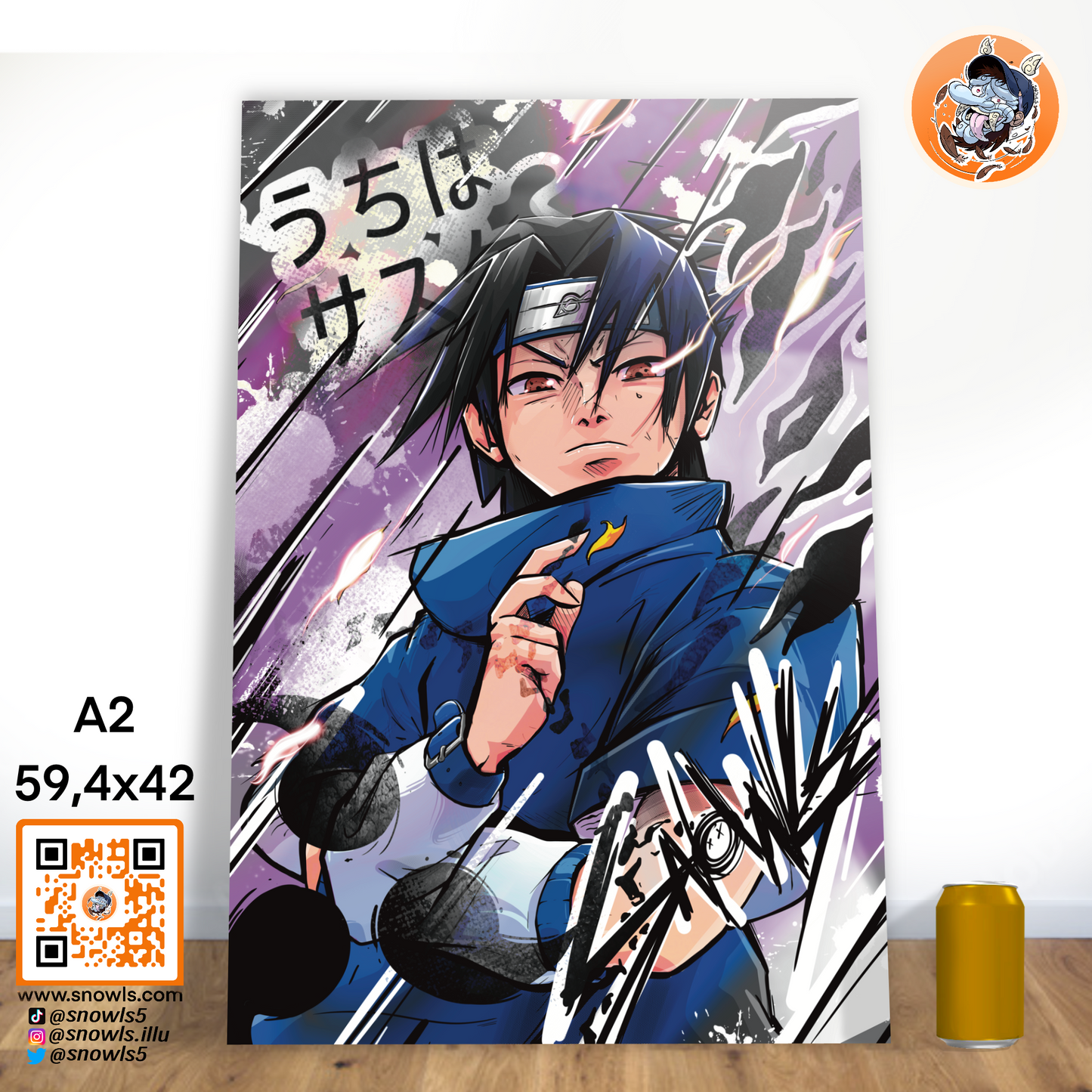 Snowls-Grafik - SASUKE - PRINT