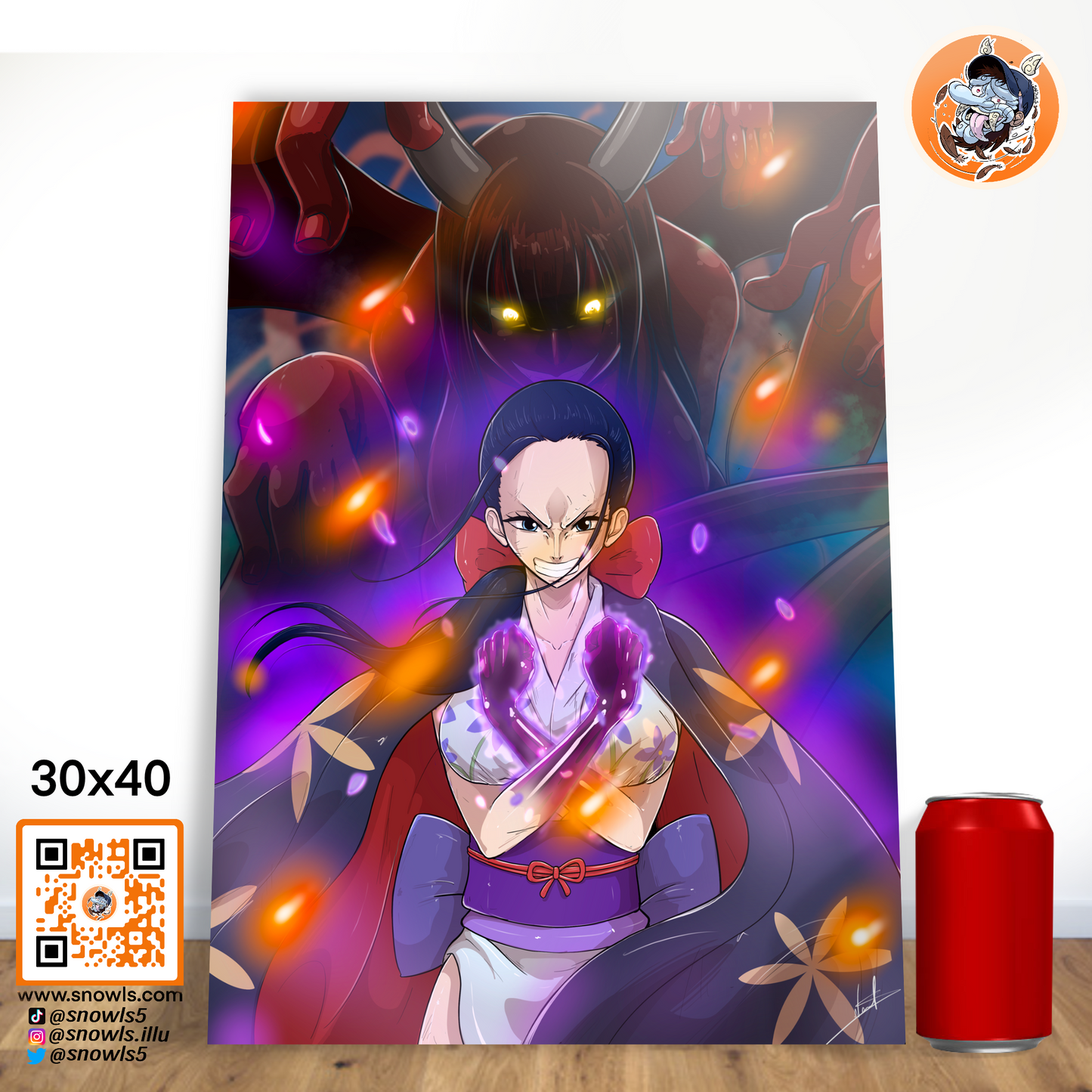 Nico Robin ONIGASHIMA - One piece - Print
