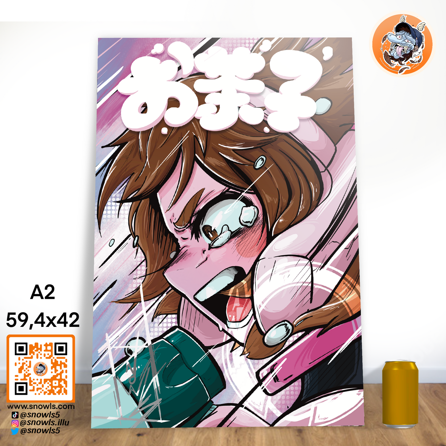 Snowls-Grafik - MY HERO ACADEMIA - Ochaco - PRINT
