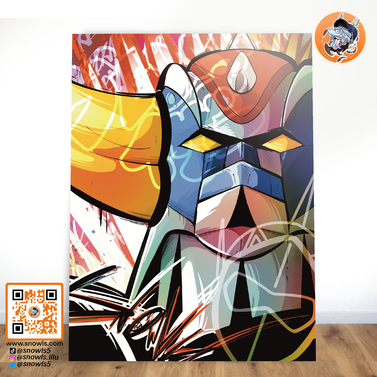 Snowls-Grafik - Grendizer - Goldorak - PRINT