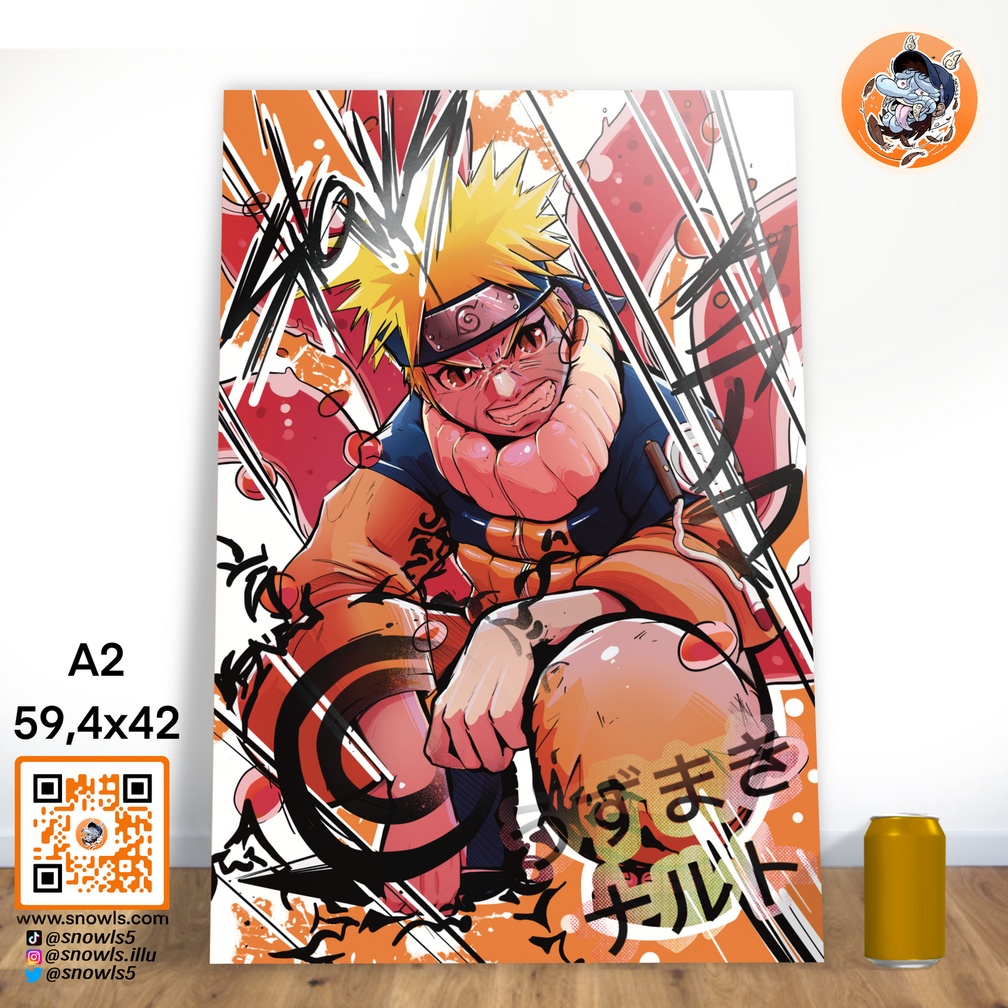 Snowls-Grafik - NARUTO - PRINT