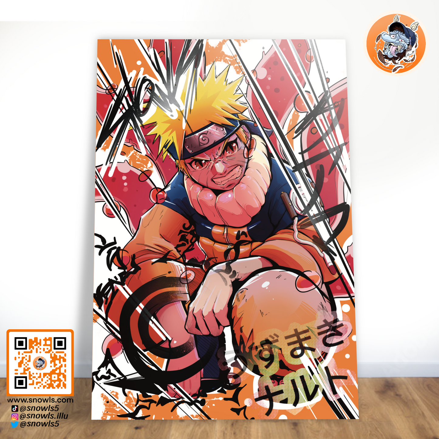 Snowls-Grafik - NARUTO - PRINT